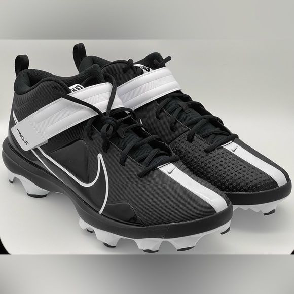 Nike Force Trout 7 Pro MCS Baseball Cleats Black Men's Size 15 CT0828-005 NEW - Picture 1 of 9